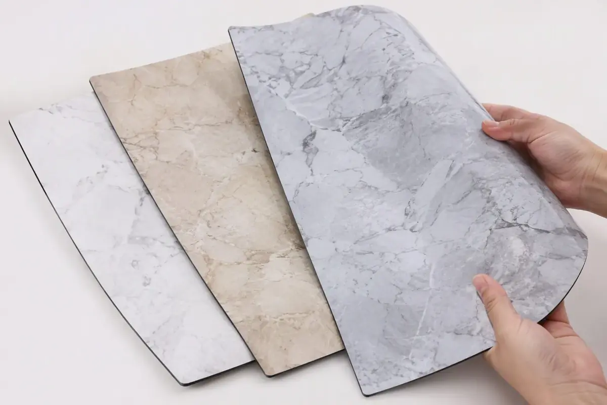Marble-Look Floor Mats